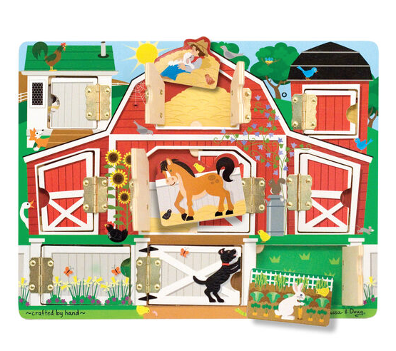 Magnetic Farm Hide &amp; Seek Board