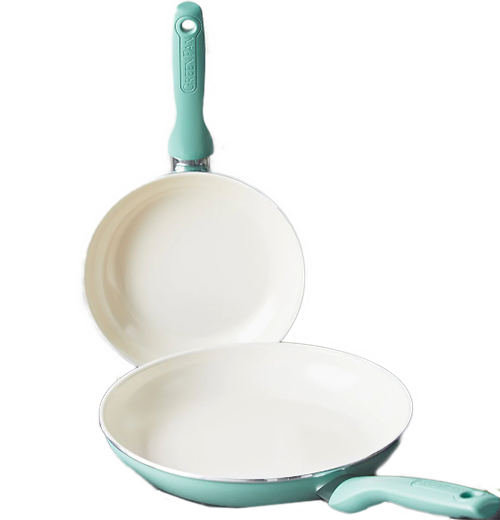 2-Piece Rio Ceramic Nonstick Pan Set