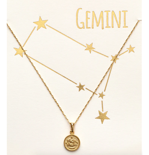Tiny Zodiac Medallion Necklaces