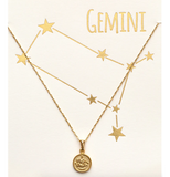 Tiny Zodiac Medallion Necklaces