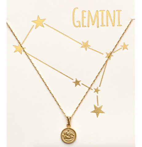 Tiny Zodiac Medallion Necklaces