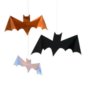 HALLOWEEN - Foil Hanging Bats