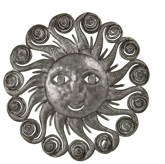 Sunny Coils Metal Wall Hanging