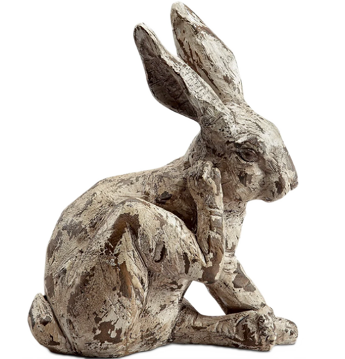 "Scratching Rabbit" Garden Statue