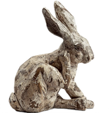 Scratching Rabbit Garden Statue