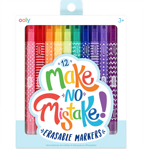 Markers, Make No Mistake! Erasable - Set of 12