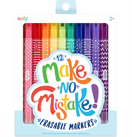Markers, Make No Mistake! Erasable - Set of 12