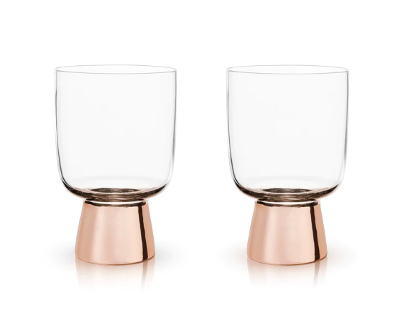 Copper Footed Tumblers