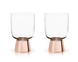Copper Footed Tumblers