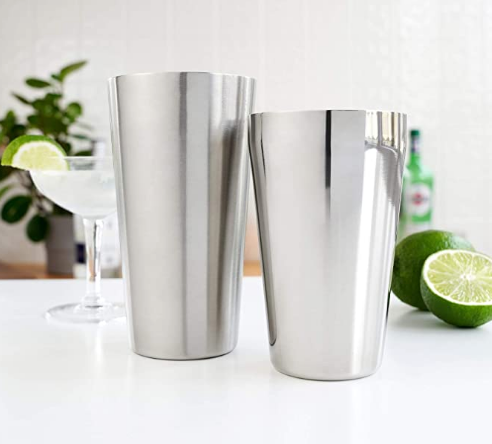 "Stainless Steel" Boston Shaker Tin (Set of 2)