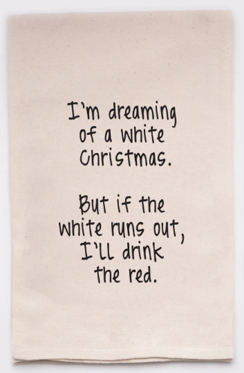 HOLIDAY - Dreaming of a White Christmas Tea Towel