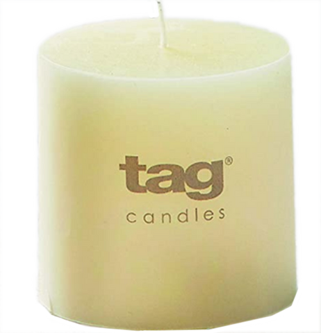 Chapel Pillar Candle, 3" x 3"