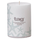 Citronella Outdoor Candle,  4" x 3"