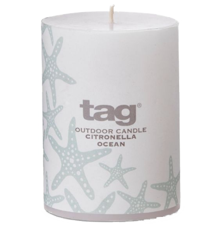 Citronella Outdoor Candle,  4" x 3"