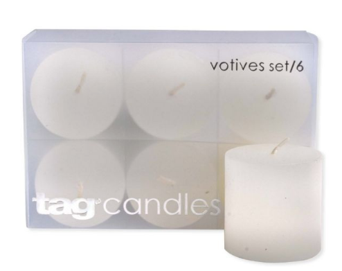 Chapel Candle Votives (Set of 6)