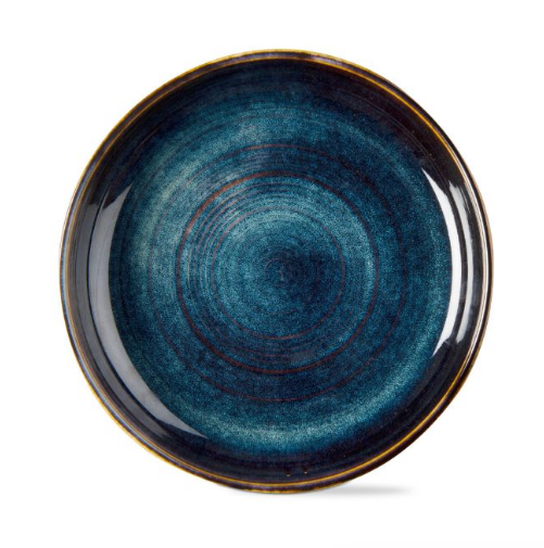Loft Reactive Glaze Shallow Bowl