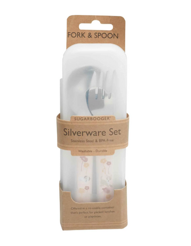 Silverware "Puppies & Poppies"