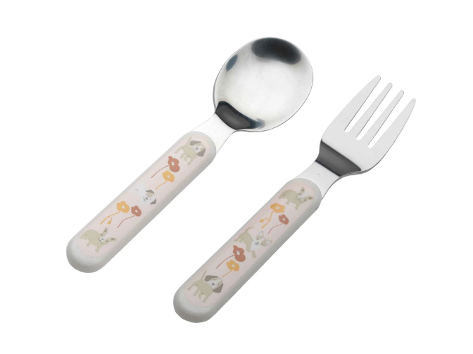 Silverware "Puppies &amp; Poppies"