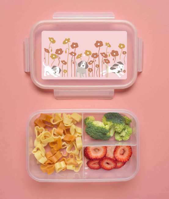 Puppies &amp; Poppies Bento Box