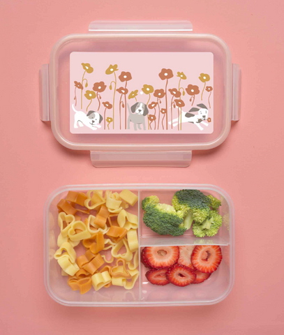 Puppies & Poppies Bento Box