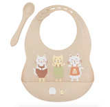 Prairie Kitty Fresh & Messy Bib & Spoon