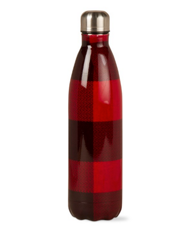 Buffalo Plaid Water Bottle