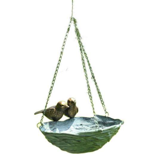Bird And Nest Hanging Bird Feeder