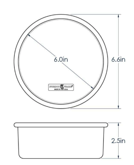 6" Round Layer Cake Pan