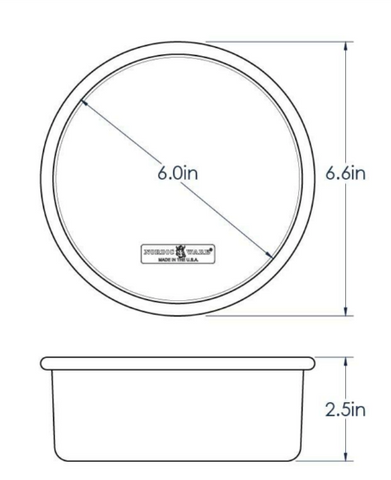 6" Round Layer Cake Pan