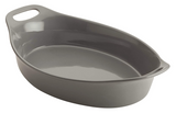 Gray 2.5 Qt Oval Baking Dish