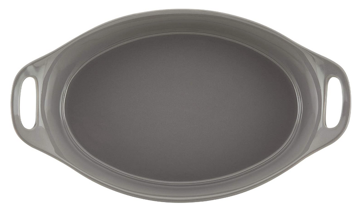 Gray 2.5 Qt Oval Baking Dish