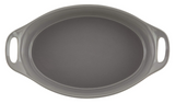 Gray 2.5 Qt Oval Baking Dish