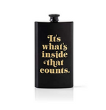 Pocket Flask “It’s What’s Inside That Counts”