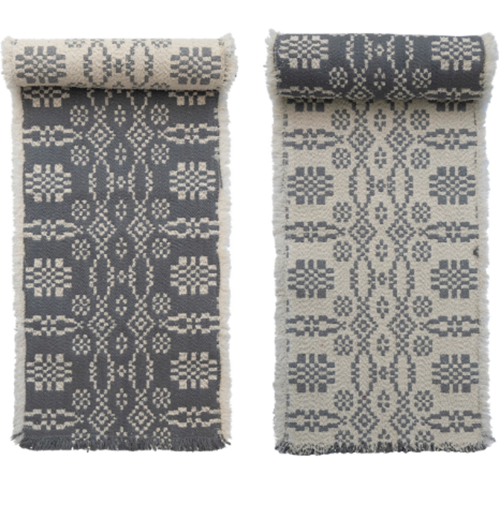 Cotton Jacquard Table Runner