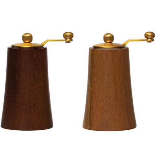 Acacia Wood Salt And Pepper Mills
