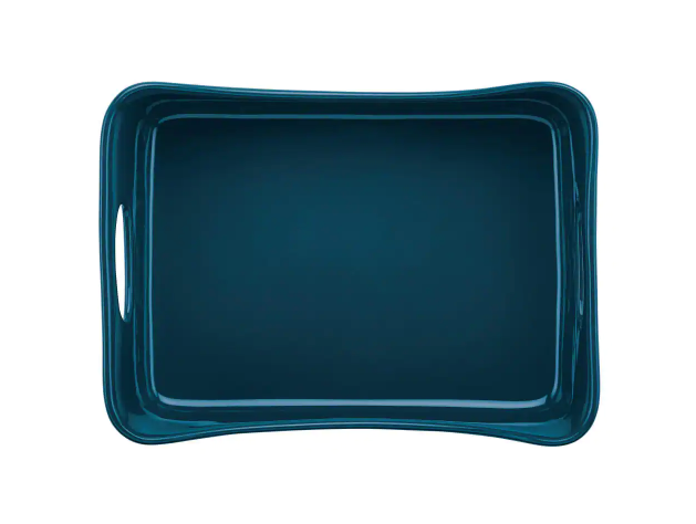 Marine Blue Rectangular Baker