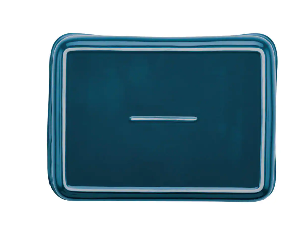 Marine Blue Rectangular Baker