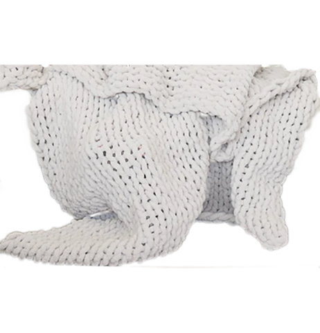Chunky Knit Large Throw Blanket