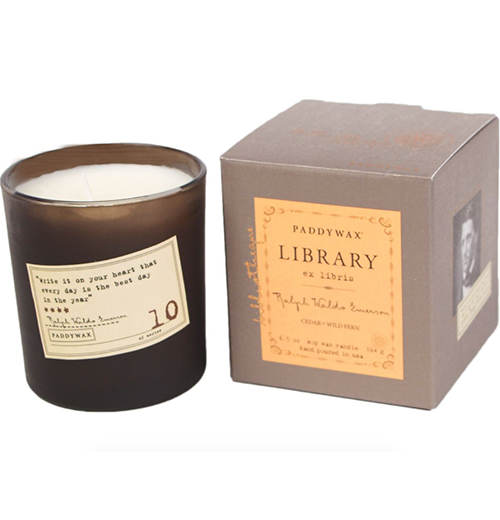 Boxed Library Candle