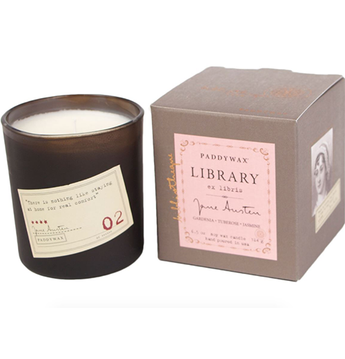 Boxed Library Candle