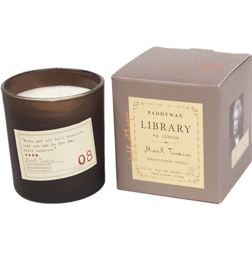 Boxed Library Candle