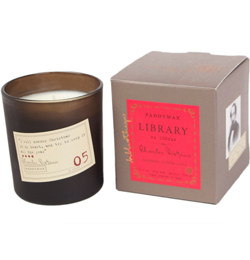 Boxed Library Candle