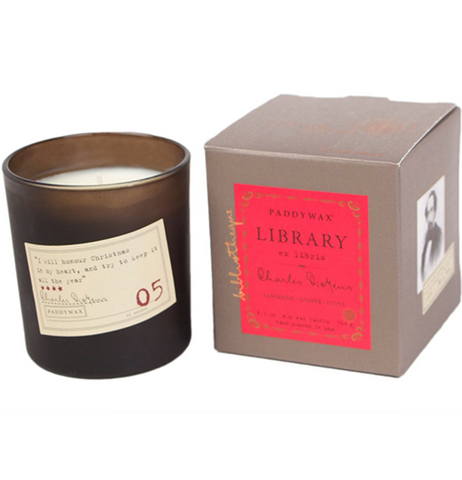 Boxed Library Candle