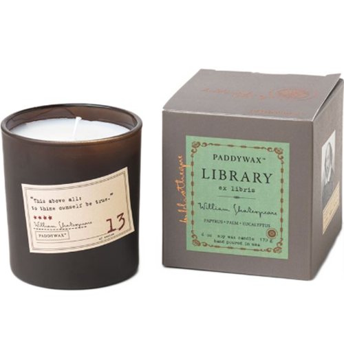 Boxed Library Candle