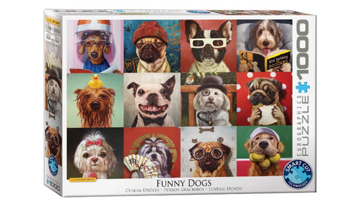 Funny Dogs By Lucia Heffeman 1000-Piece Puzzle