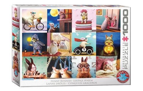 Funny Bunnies By Lucia Heffeman 1000-Piece Puzzle
