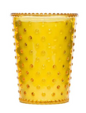 Hobnail Glass Candle