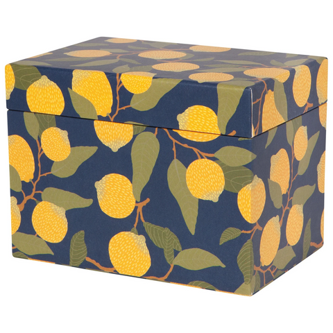 Recipe Card Box, Lemons