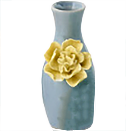 Mini Bud Vase with Ceramic Flower