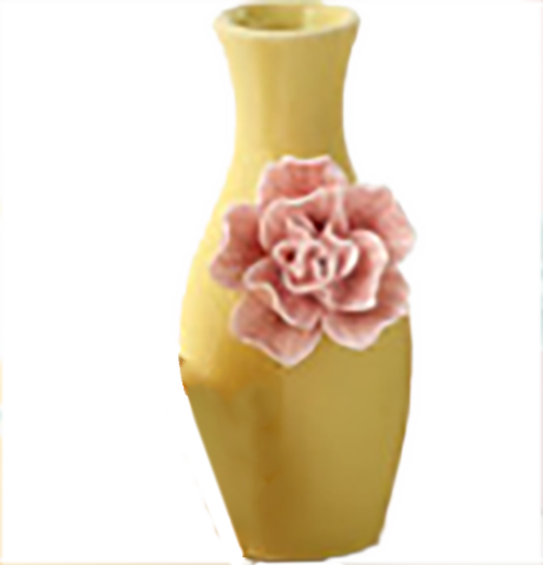 Mini Bud Vase with Ceramic Flower